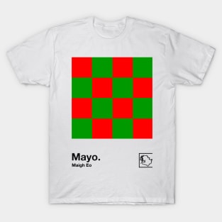County Mayo / Original Retro Style Minimalist Poster Design T-Shirt